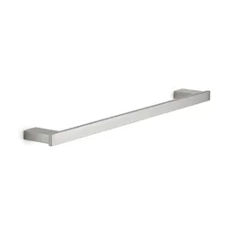 Set Portasciugamani BOZWELL 5 Pezzi Acciaio Inox Nichel Spazzolato - Accessori Bagno 60 Cm
