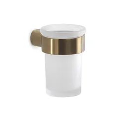 Portaspazzolino Gedy Flip In Acciaio Inossidabile | Design Oro Opaco, Contenitore Interno Rimovibile - Foto 10