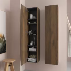 Colonna bagno sospesa 140 h cm noce maya - Anami