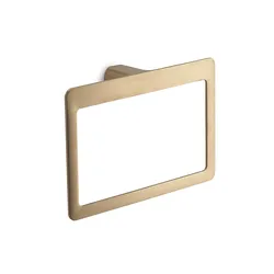 Portasalviette ad anello in ottone e cromall oro opaco - Pirenei di Gedy