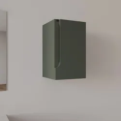 Semicolonna bagno sospesa 30x30x50h cm verde cemento - Agave