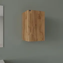 Semicolonna bagno sospesa 30x30x50h cm rovere gold - Agave