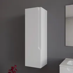 Colonna bagno sospesa 30x30x100h cm bianco opaco - Agave