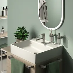 Set 4 accessori a muro in ottone e cromall spazzolato e vetro satinato - Pirenei di Gedy