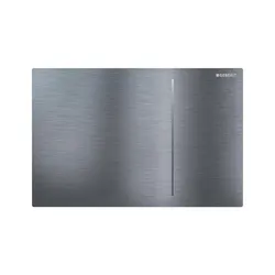 Geberit placca di comando doppio tasto in acciaio inox spazzolato per Sigma 8 cm  - Sigma70 square