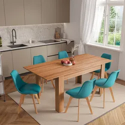 Tavolo allungabile 140-190x90 cm rovere - Asher