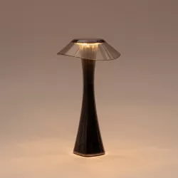 Lampada da tavolo touch 10x26 cm nera - Fenia