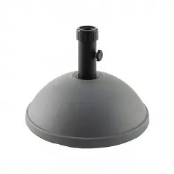 Marbueno Base Ombrellone Rotonda Cemento 50x37 Cm 25KG Bianco Giardino Piscina Terrazza 86417736