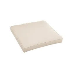 Cuscino con velcro per sedia 40x40 cm in poliestere beige - Bangkok