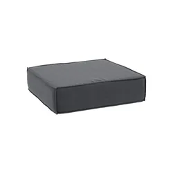 Cuscino da pavimento 45x45 cm per esterni in poliestere grigio scuro - Bangkok