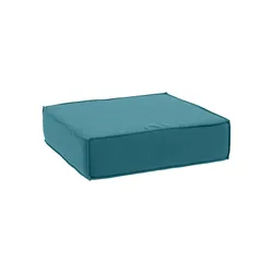 Cuscino da pavimento 45x45 cm per esterni in poliestere blu pavone - Bangkok