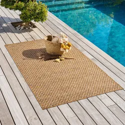 Tappeto da esterno o interno 170x120 cm in polipropilene naturale - Nikol
