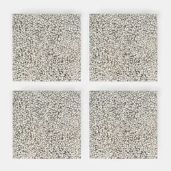 Set da 4 marmette 50x50 cm in ghiaia da 20 kg per base ombrellone