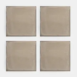 Set di 4 marmette in ghiaia 50x50 cm per base ombrellone da 20 kg