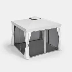 Set di zanzariere per gazebo 3x3 m grigio - Bolt