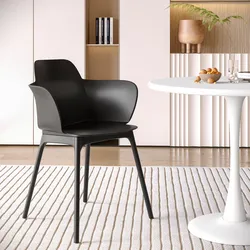 Poltrona design in polipropilene nero - Stormy