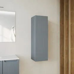 Colonna bagno sospesa 100h cm cannettata carta da zucchero - Konai