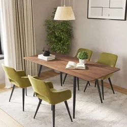 Tavolo allungabile 140-180x80 cm con top rovere dalby e gambe in metallo nero - Talismano
