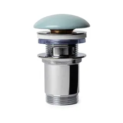 Piletta click-clack universale 8,5 h cm e tappo in ceramica carta da zucchero opaco