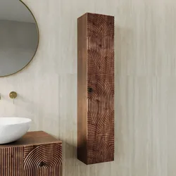 Colonna bagno sospesa 120 h cm in legno di mango - Alisha