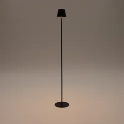Piantana touch a LED in alluminio nero con altezza regolabile - Classic