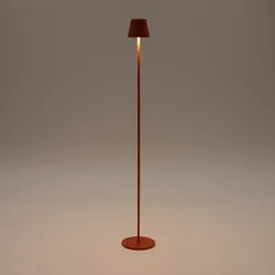 Piantana touch a LED in alluminio aragosta con altezza regolabile - Classic
