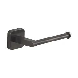 Portarotolo a muro in acciaio inox nero satinato - Tonga di Gedy