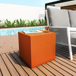 Cubo multiuso per esterni 45 h cm in polietilene arancione - Kubbot