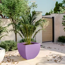 Vaso da esterno 65x65 cm in polietilene glicine - Therra