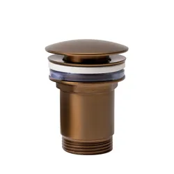 Piletta click-clack universale 8,5 h cm bronzo spazzolato