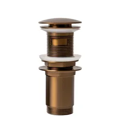 Piletta click-clack universale 11h cm in ottone bronzo spazzolato