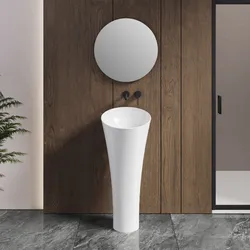 Lavabo freestanding 42,5 x 95 h cm bianco lucido - Frost