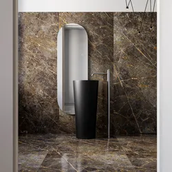 Lavabo freestanding 40x86 h cm nero opaco - Frost