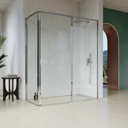 Box doccia 80X160 cm scorrevole con vetro anticalcare trasparente e profilo cromo 200h - Altair