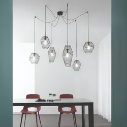 Lampadario a sospensione 65x250 h cm in metallo nero con dettagli oro