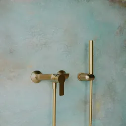 Set esterno doccia e doccino oro spazzolato – Key