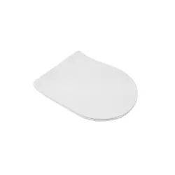 Sedile copriwc SoftClose slim bianco per wc filomuro - Marsico