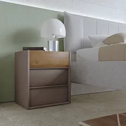 Set 2 comodini 51x57h cm con 3 cassetti soft close bronzo e mercure - Eldon