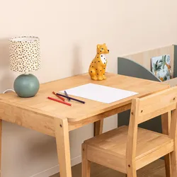 Salvadanaio per bambini 18h cm leopardo in ceramica ocra - Kids
