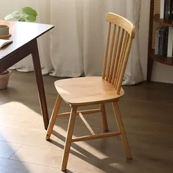 Sedia in legno di hevea naturale - Daven