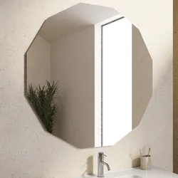 Specchio da bagno 100x100 cm forma dodecagonale - Tamaki