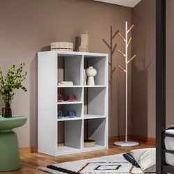 Libreria modulare 74x108h cm con ripiano bianco - Tactik