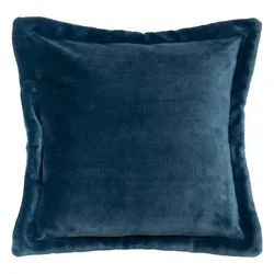 Cuscino 53x53 cm in velluto petrolio - Coccoloso