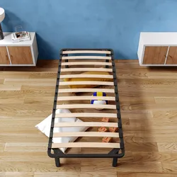 Rete a doghe per letto singolo 80x200 cm con piedini