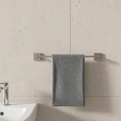 Portasalviette 41,5 cm in acciaio inox spazzolato - Clover