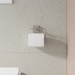 Portasalviette o portarotolo a muro in metallo spazzolato - Clover