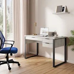 Scrivania 120x60 cm in legno rovere norvegia con porta usb e cassetti - Belvedere