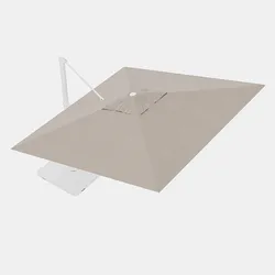 Telo di ricambio 3x3 m in tessuto olefin beige nettuno per ombrellone Saguaro