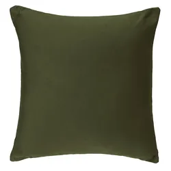 Cuscino 38x38 cm sfoderabile in cotone verde - Sandie