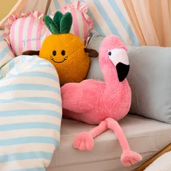 Peluche a forma di fenicottero 60h cm in velluto rosa - Kids